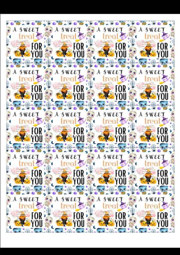 Halloween Day Cookie Tag - A sweet treat for you - Image 2
