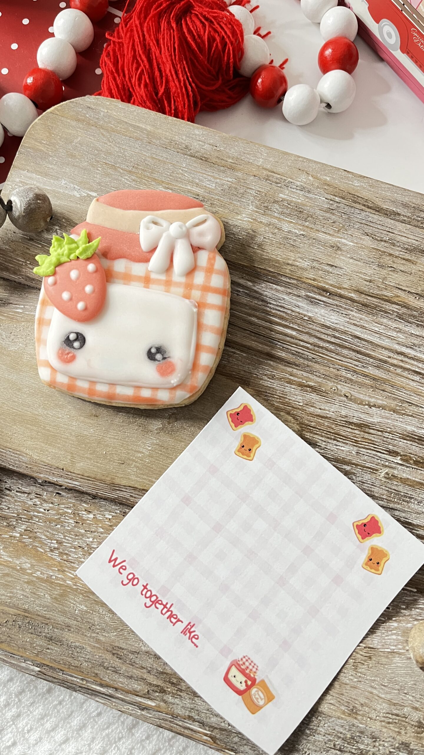 Valentine 2024 - Strawberry Jam Single Cookie