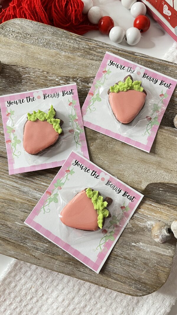Valentine 2024 - Berry Chocolate Mini Cookie with card (set of 6)