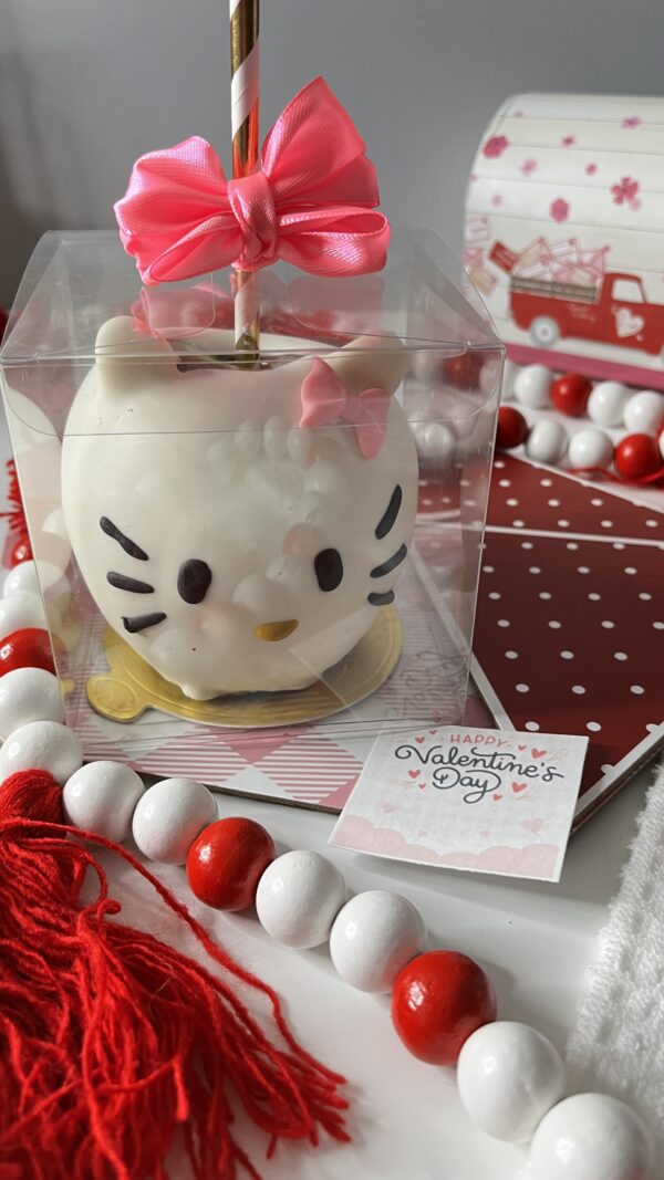 Valentine 2024 - Kitty Chocolate Caramel Apple - Image 2